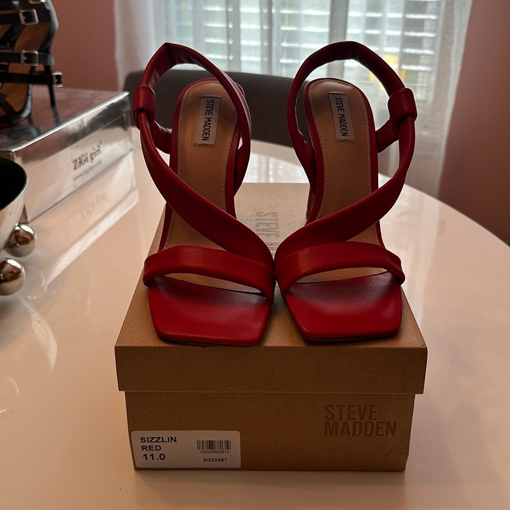 Red Steve Madden Heels